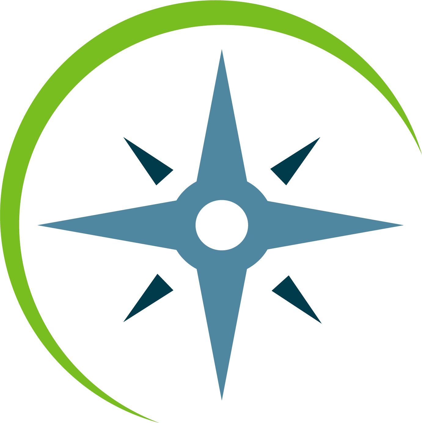 Logo of a compass symbolizing the Employers Health Risk Consortium
